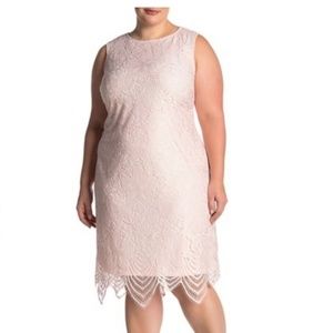 Sharagano Dresses - Sharagano scallop lace tank dress Sharagano Dresses - Sharagano scallop lace tank dress